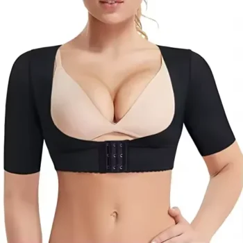 Gaine amincissante pour bras Push-UP réhausseur de poitrine correcteur de posture avec pierre volcanique design croisé au dos